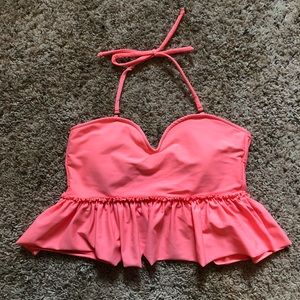 Kortni Jeane peplum swim top